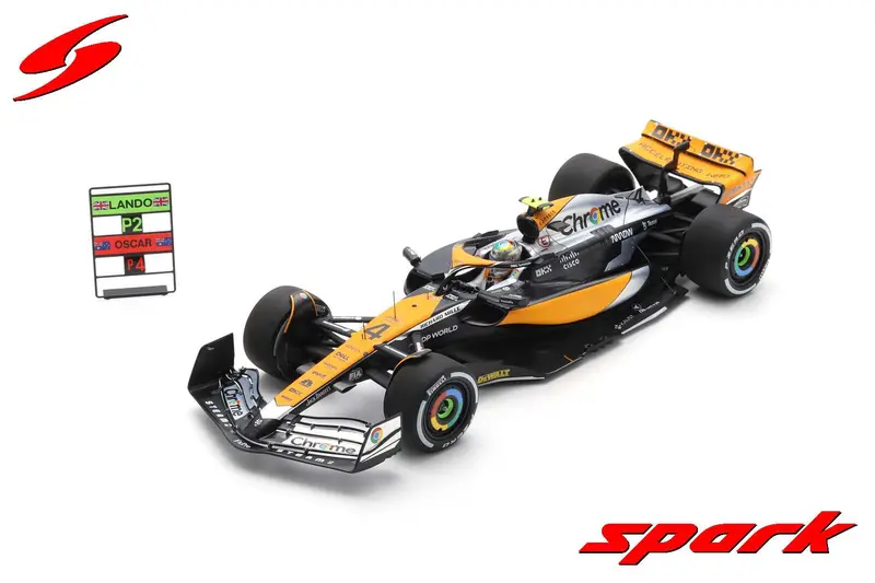 1:18 2023 Lando Norris -- 2Nd British Gp -- Mclaren Mcl60 -- Spark F1 1
