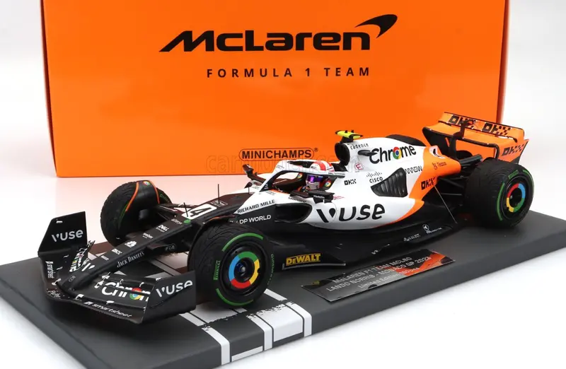 1:18 2023 Lando Norris -- Monaco Gp -- Mclaren Mcl60 -- Minichamps F1 1