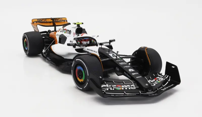 1:18 2023 Lando Norris -- Monaco Gp -- Mclaren Mcl60 -- Solido F1 1