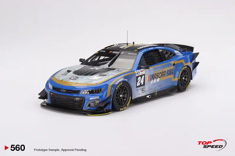 1:18 2023 Le Mans 24Hr -- Chevrolet Camaro Zl1 Nascar -- Topspeed Model 1