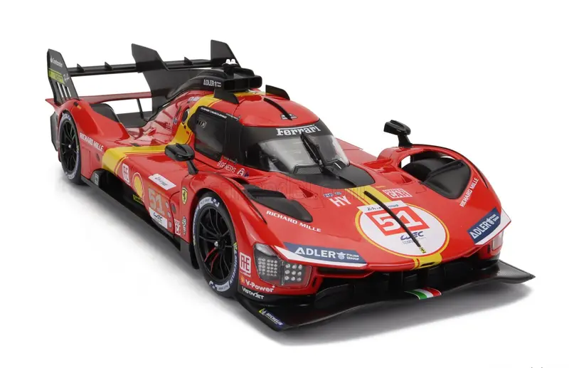 1:18 2023 Lemans 24H Winner -- #51 Ferrari 499P -- Bburago 1