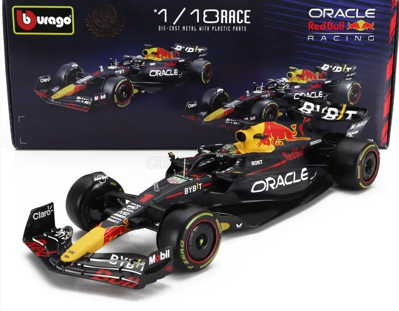 1:18 2023 Max Verstappen -- #1 Red Bull Racing Rb19 -- Bburago F1 1