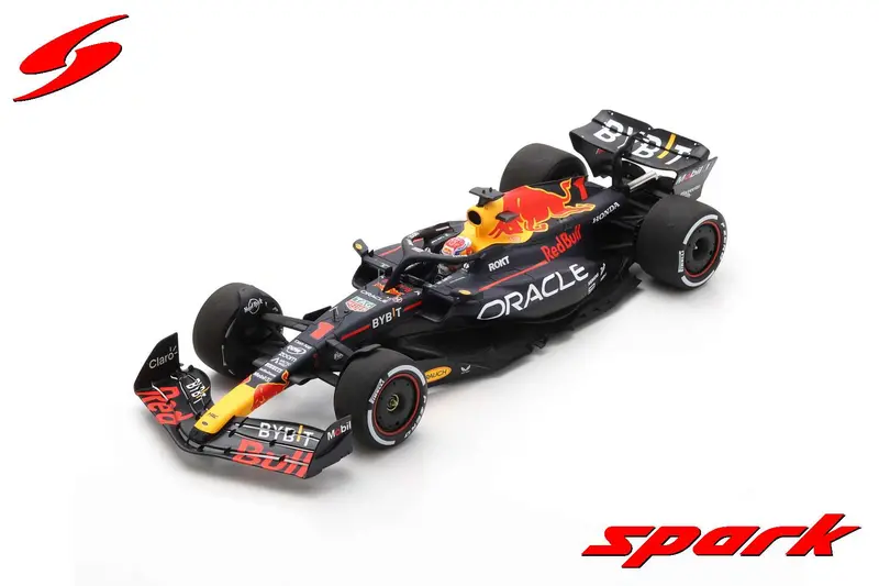 1:18 2023 Max Verstappen -- Bahrain Gp Winner -- Red Bull Racing Rb19 -- Spark F 1