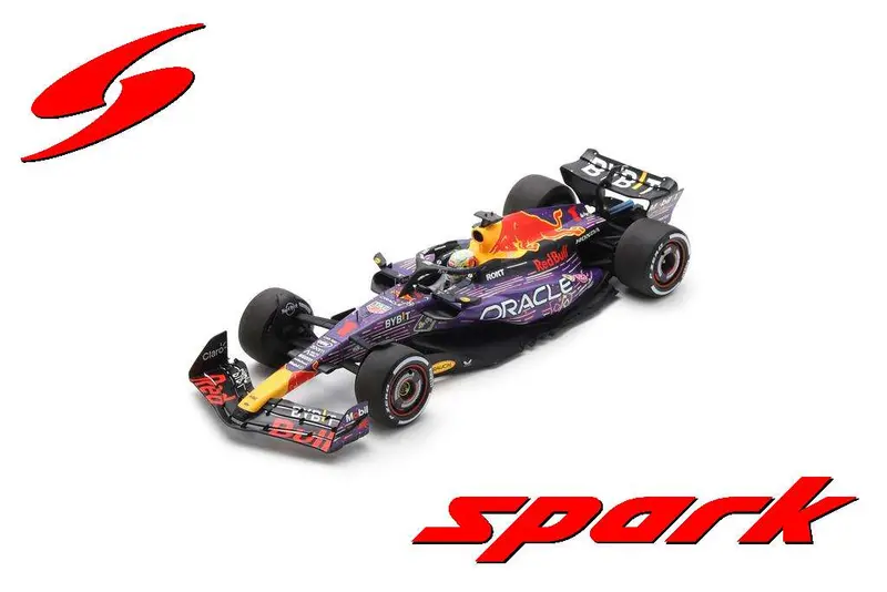 1:18 2023 Max Verstappen -- Las Vegas Gp Winner -- Red Bull Racing Rb19 -- Spark 1