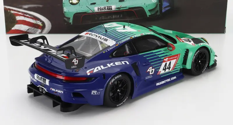 1:18 2023 Nurburgring 24H -- #44 Falken Porsche 911 Gt3 R -- Ixo Models 2