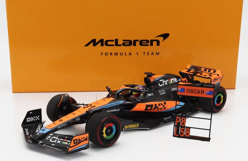 1:18 2023 Oscar Piastri -- Australian Gp -- Mclaren Mcl60 -- Minichamps F1 Rare 2