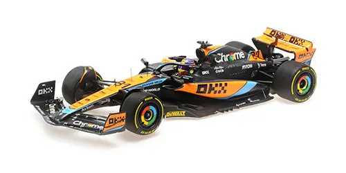 1:18 2023 Oscar Piastri -- Hungarian Gp -- #81 Mclaren Mcl60 -- Minichamps F1 1
