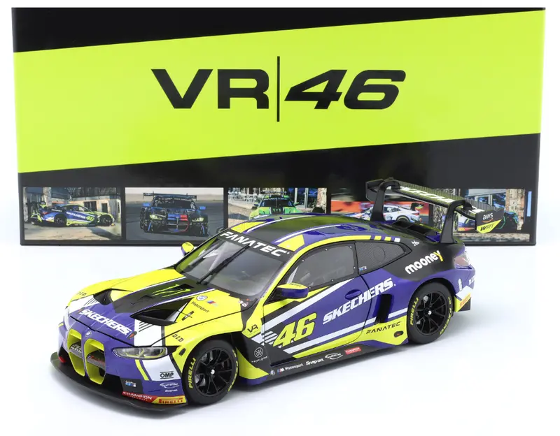 1:18 2023 Presentation Car Wrt -- #46 Valentino Rossi Bmw M4 Gt3 -- Minichamps 1