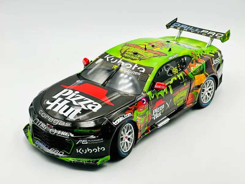 1:18 2023 Sandown Tmnt Livery -- Jones/Boys -- #96 Chevrolet Camaro -- Biante Sh 1