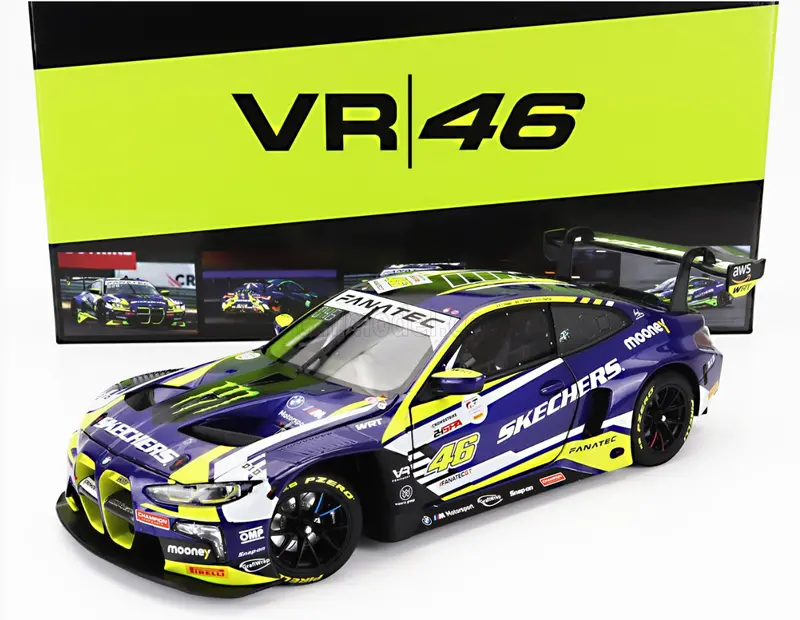 1:18 2023 Spa 24 Hour -- #46 Valentino Rossi Bmw M4 Gt3 -- Minichamps 1