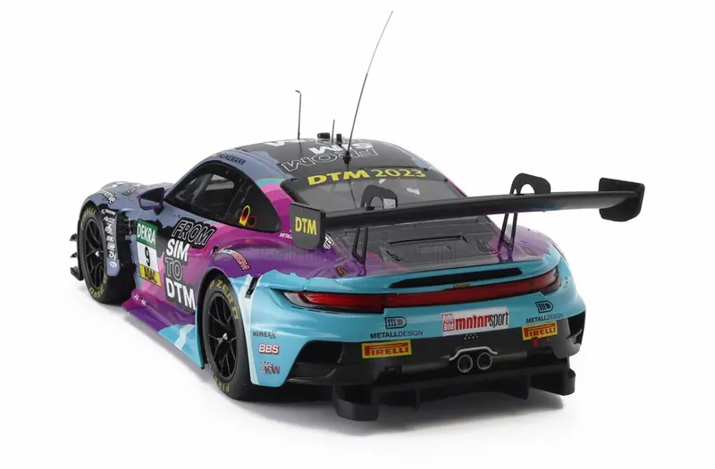 1:18 2023 Tim Heinemann -- #9 Dtm Porsche 911 Gt3 R -- Ixo Models 2