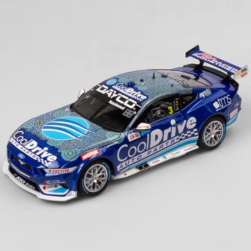 1:18 2023 Todd Hazelwood -- Indigenous Livery -- #3 Ford Mustang Gt -- Authentic 1
