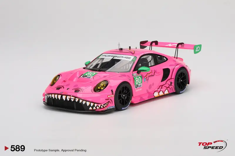 1:18 2023 Virginia Raceway -- #80 “Roxy” Porsche 911 Gt3 R -- Topspeed Model 1