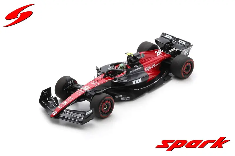 1:18 2023 Zhou Guanyu -- Australian Gp -- Alfa Romeo C43 -- Spark F1 1