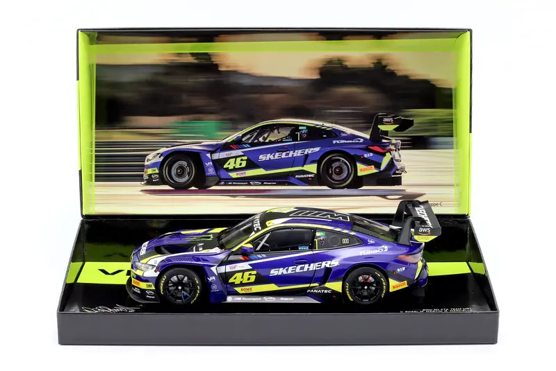 1:18 2024 4 Hours Of Le Castellet - #46 Valentino Rossi Bmw M4 Gt3 -- Minichamps 1