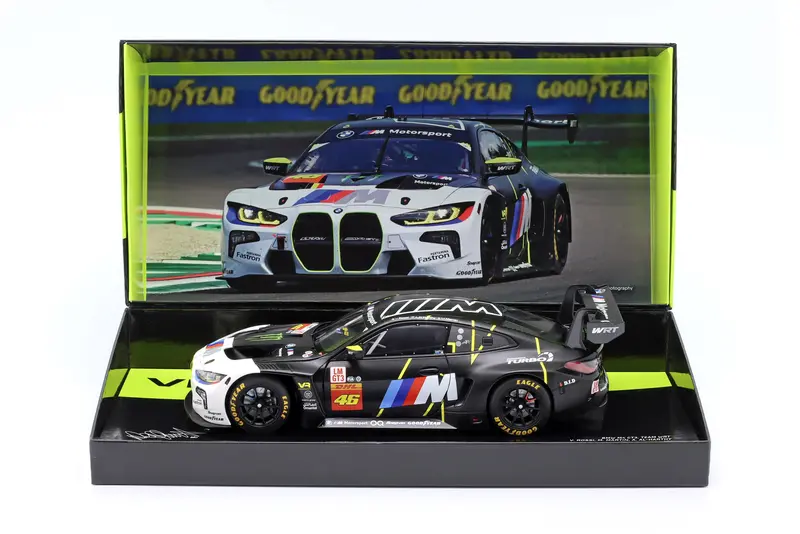 1:18 2024 6 Hours Of Imola -- #46 Valentino Rossi Bmw M4 Gt3 -- Minichamps 1