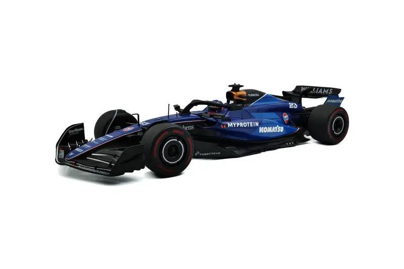 1:18 2024 Alex Albon -- Saudi Arabian Gp -- #23 Williams Fw46 -- Solido F1 1