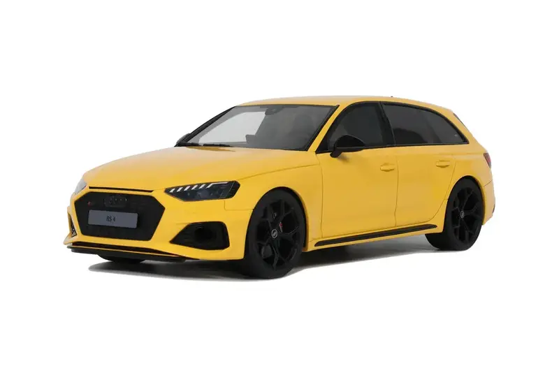 1:18 2024 Audi Rs4 25Th Anniversary Edition -- Yellow -- Gt Spirit 1