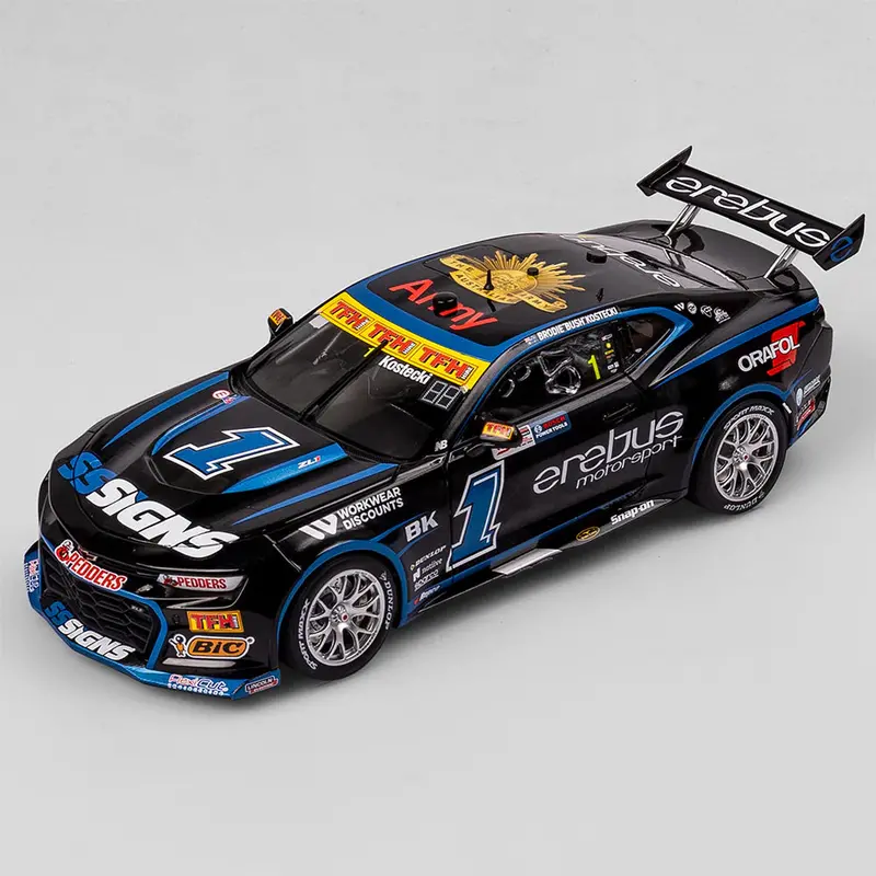 1:18 2024 Brodie Kostecki -- #1 Throwback Livery -- Authentic Collectables 1