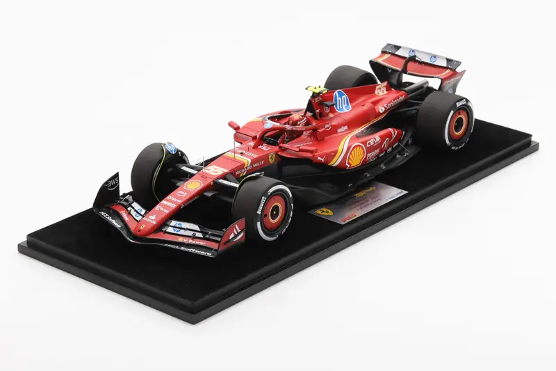 1:18 2024 Carlos Sainz -- Abu Dhabi Gp -- #55 Ferrari Sf-24 -- Looksmart F1 1