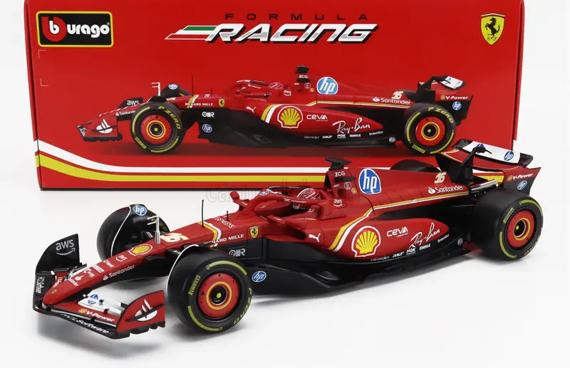1:18 2024 Charles Leclerc -- #16 Ferrari Sf-24 -- Bburago F1 1