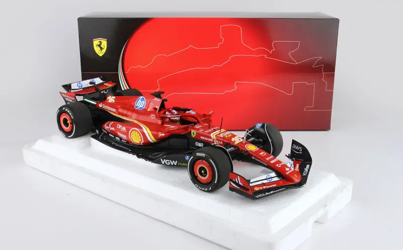 1:18 2024 Charles Leclerc -- Monaco Gp Winner -- #16 Ferrari Sf-24 -- Bbr F1 1