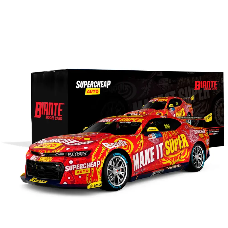 1:18 2024 Cooper Murray -- Darwin Indigenous Livery -- Supercheap Auto -- Biante 1