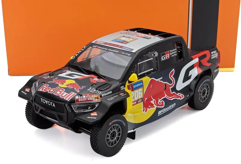 1:18 2024 Dakar Rally -- #206 Toyota Gr Dkr Hilux -- Ixo Models 1