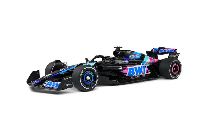1:18 2024 Esteban Ocon -- Presentation Livery -- #31 Alpine A524 -- Solido F1 1