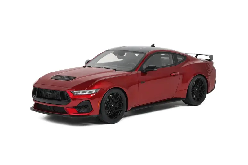 1:18 2024 Ford Mustang Gt Coupe -- Rapid Red -- Gt Spirit 1