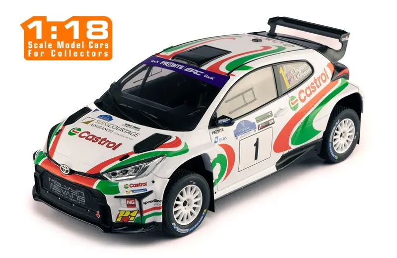 1:18 2024 Forest Rally -- #1 Castrol Toyota Gr Yaris Rally1 Hybrid -- Ixo Models 1