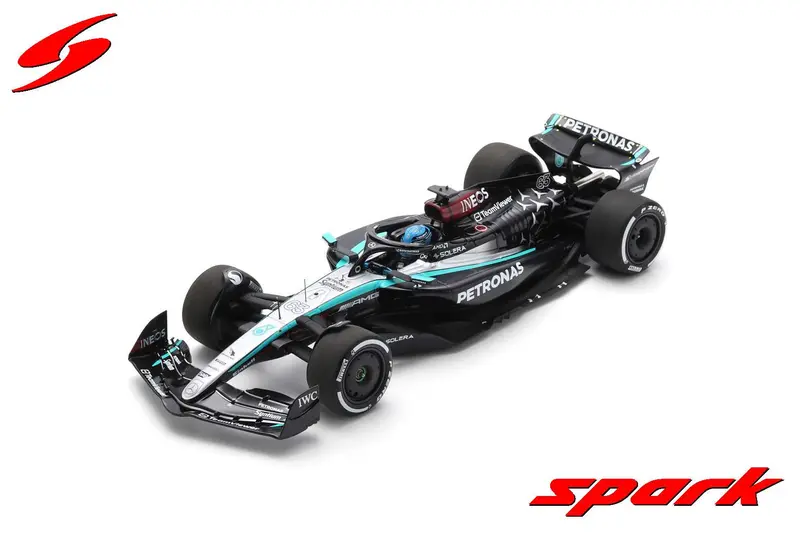 1:18 2024 George Russell -- Bahrain Gp -- #63 Mercedes-Amg W15 E -- Spark F1 1