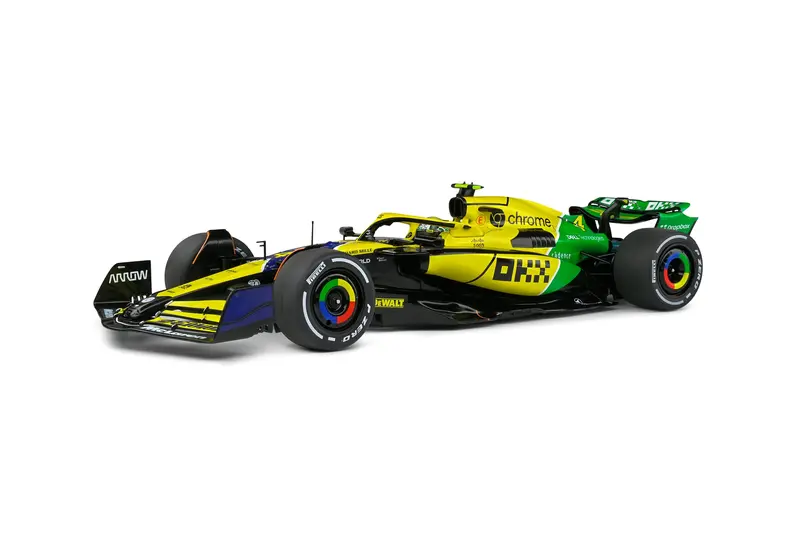 1:18 2024 Lando Norris -- Monaco Gp -- #4 Mclaren Mcl38 -- Solido F1 1