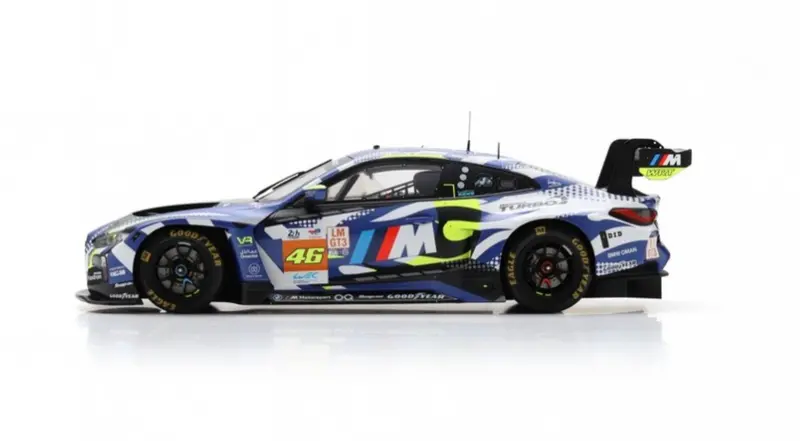 1:18 2024 Le Mans 24H -- #46 Valentino Rossi Bmw M4 Gt3 -- Spark 18S669 2