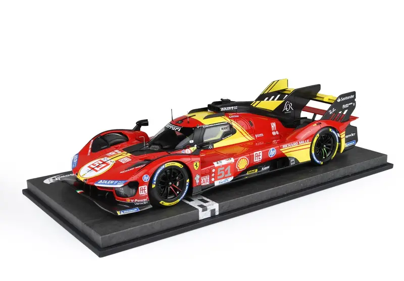 1:18 2024 Lemans 24H 3Rd -- Guidi/Giovinazzi/Calado -- #51 Ferrari 499P -- Bbr 1
