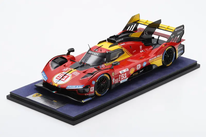 1:18 2024 Lemans 24H 3Rd Place -- #51 Ferrari 499P -- Looksmart 1