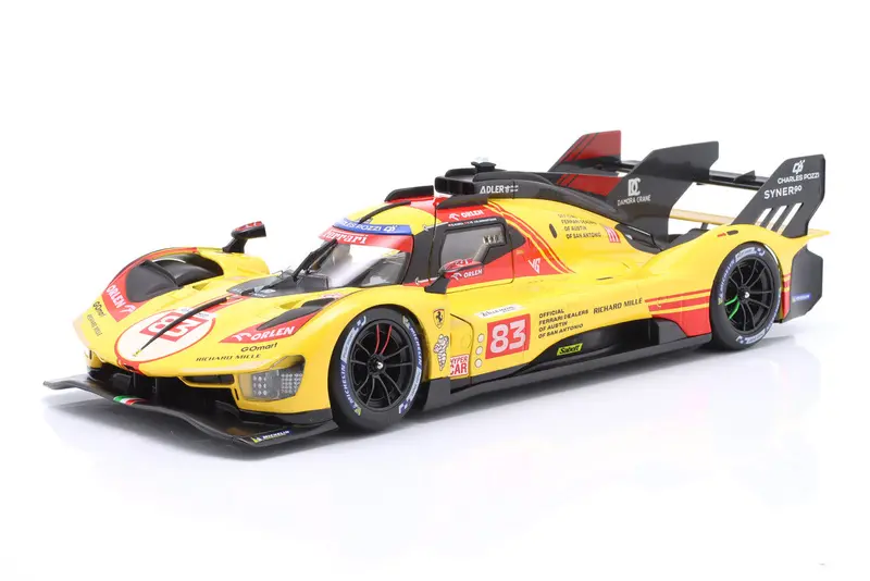 1:18 2024 Lemans 24H -- #83 Ferrari 499P -- Bburago 1