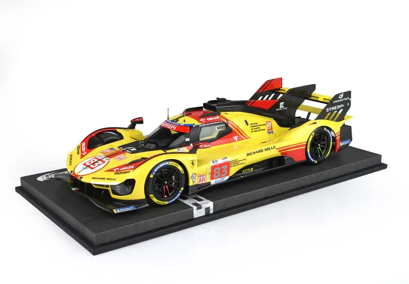 1:18 2024 Lemans 24H -- Kubica/Yifei/Svarcman -- #83 Ferrari 499P -- Bbr 1