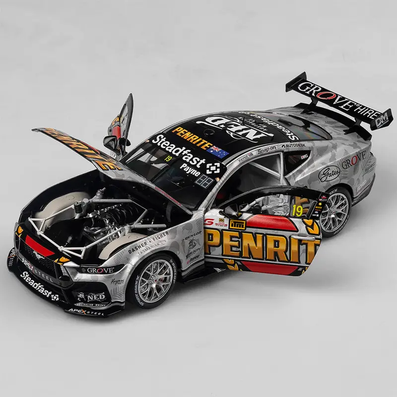 1:18 2024 Matthew Payne -- Nz Taupo Livery -- #19 Ford Mustang Gt -- Authentic 2