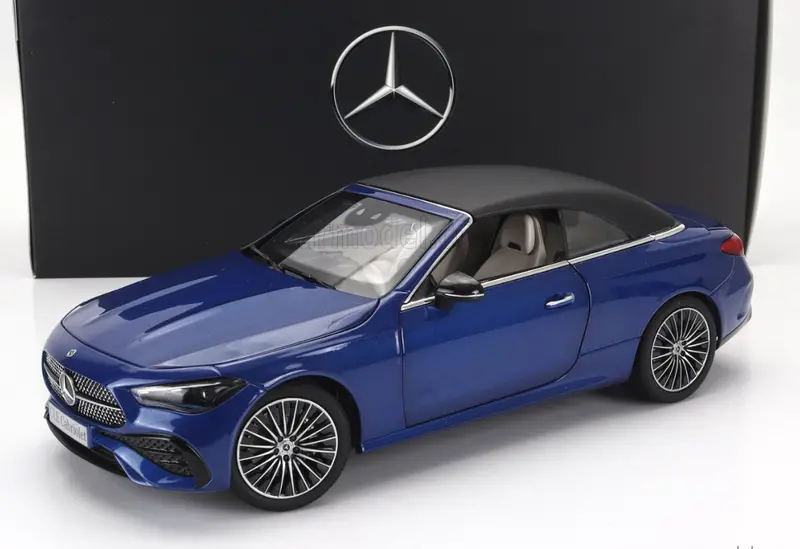 1:18 2024 Mercedes-Benz Cle Cabriolet (A236) Amg-Line -- Spectral Blue -- Norev 1