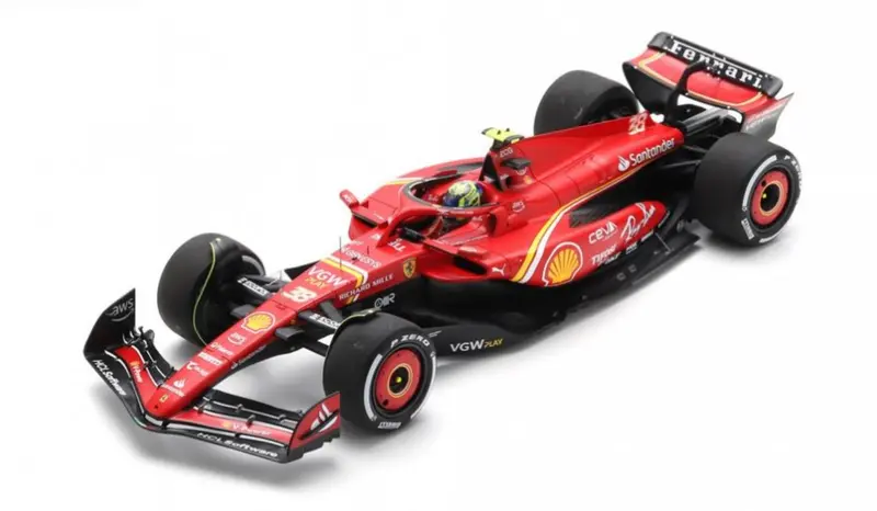 1:18 2024 Oliver Bearman -- #38 Saudi Arabia Gp -- Ferrari Sf-24 -- Looksmart F1 1