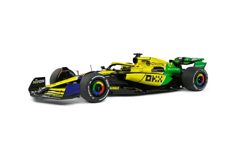 1:18 2024 Oscar Piastri -- Monaco Gp 2Nd Place -- #81 Mclaren Mcl38 -- Solido F1 1