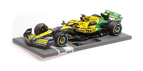 1:18 2024 Oscar Piastri - Monaco Gp (Senna Tribute) #81 Mclaren -- Minichamps F1 1