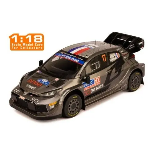 1:18 2024 Rally Finland Winner - #17 Toyota Gr Yaris Rally1 Hybrid -- Ixo Models 1