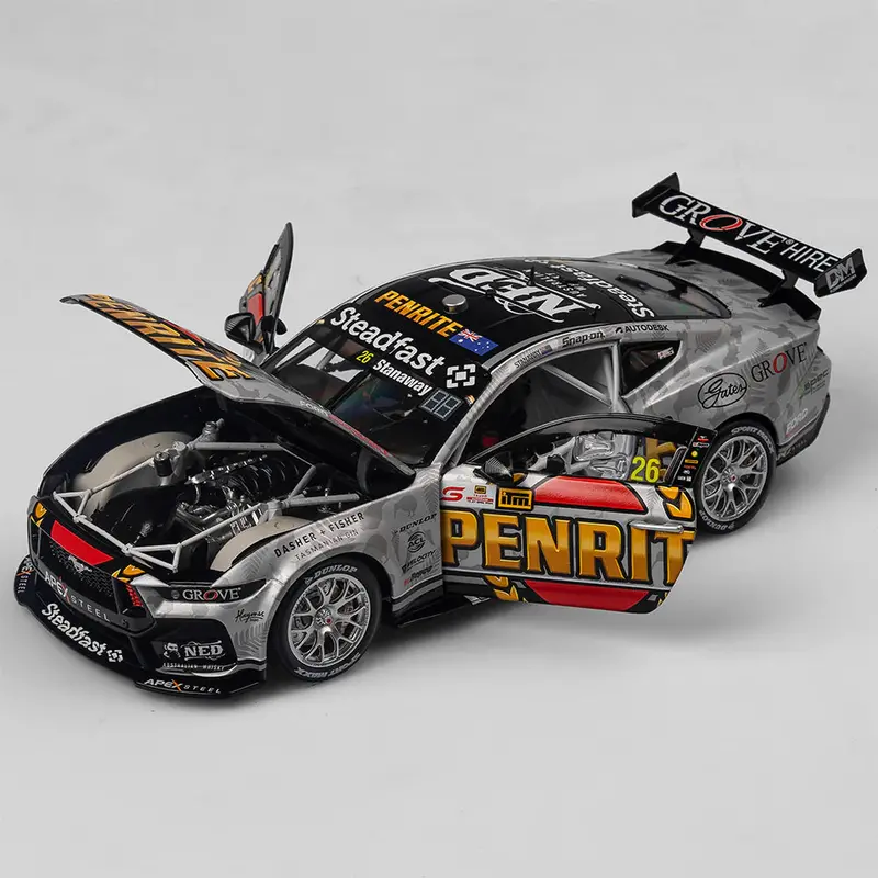 1:18 2024 Richie Stanaway -- Nz Taupo Livery -- #26 Ford Mustang -- Authentic 2