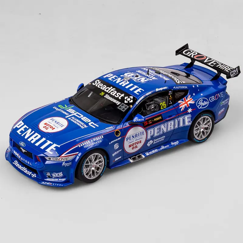 1:18 2024 Sandown Retro -- #26 Penrite Ford Mustang Gt -- Authentic Collectables 1