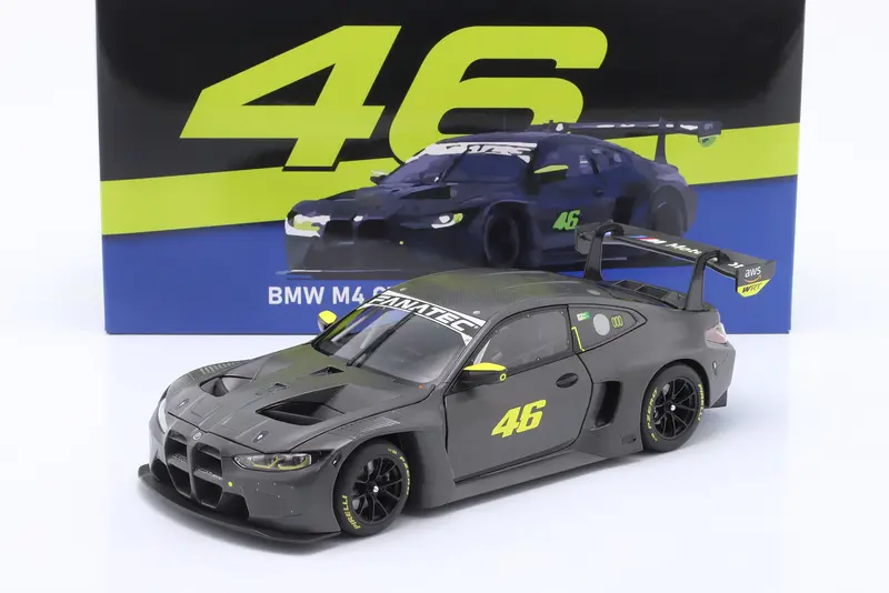 1:18 2024 Test Car Team Wrt -- #46 Valentino Rossi Bmw M4 Gt3 -- Minichamps 1