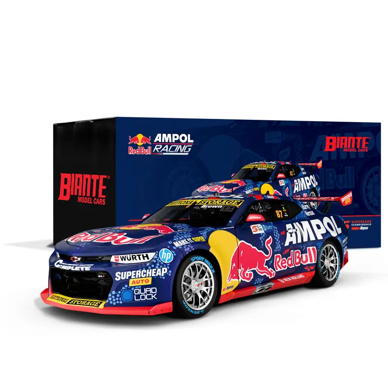 1:18 2024 Will Brown - Darwin Indigenous Livery -- #87 Red Bull Racing -- Biante 1