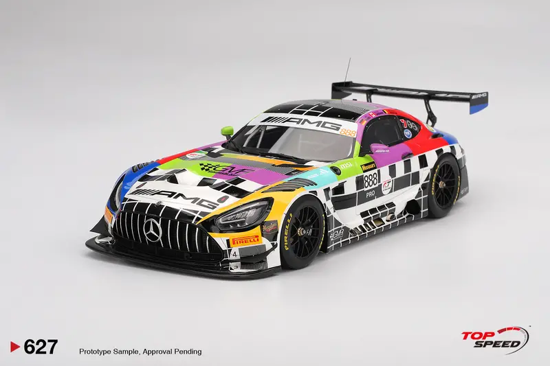 1:18 2025 Bathurst 12 Hr -- #888 Mercedes-Amg Gt3 -- Topspeed Model Ts0627 1
