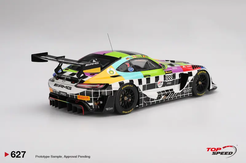 1:18 2025 Bathurst 12 Hr -- #888 Mercedes-Amg Gt3 -- Topspeed Model Ts0627 2